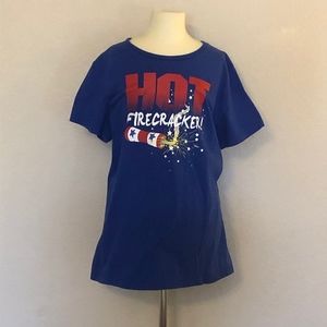 Faded Glory - Hot Firecracker Blue T-shirt (Large)